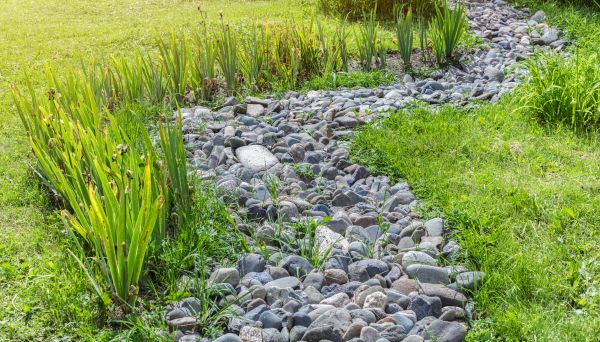 River Rock Garden Installation in Traverse City