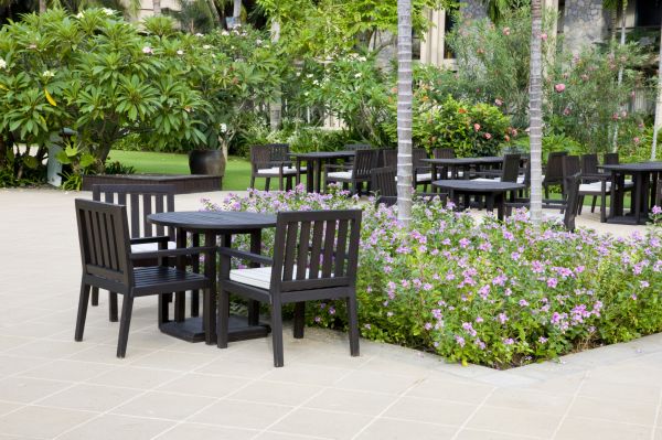 Courtyard Landscaping in Traverse City
