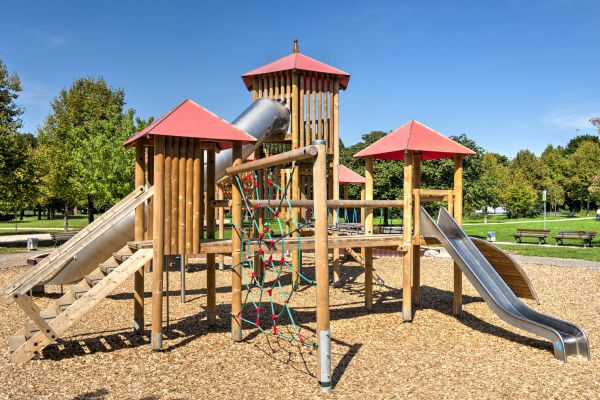Playground Mulching Service in Traverse City