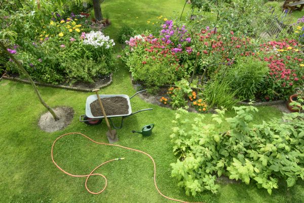 Flower Bed Construction in Traverse City