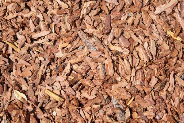 Pine Mulch Spreading in Traverse City
