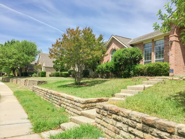 Sloped Yard Landscaping in Traverse City