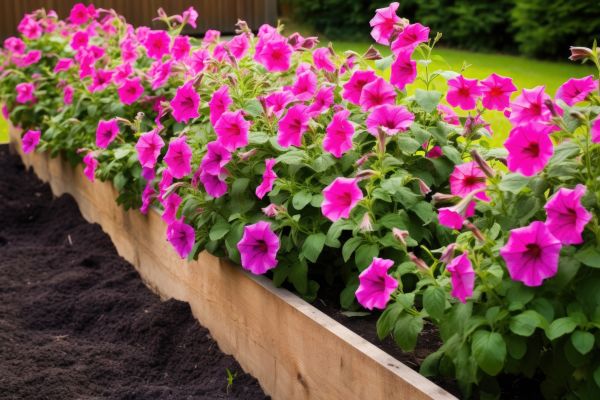 Raised Flower Bed Installation in Traverse City