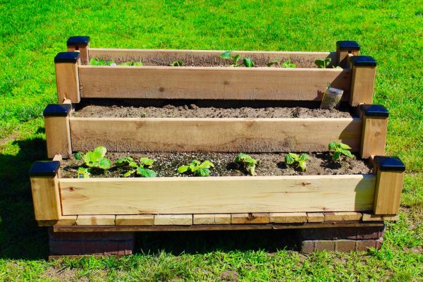 Raised Garden Bed Installation in Traverse City