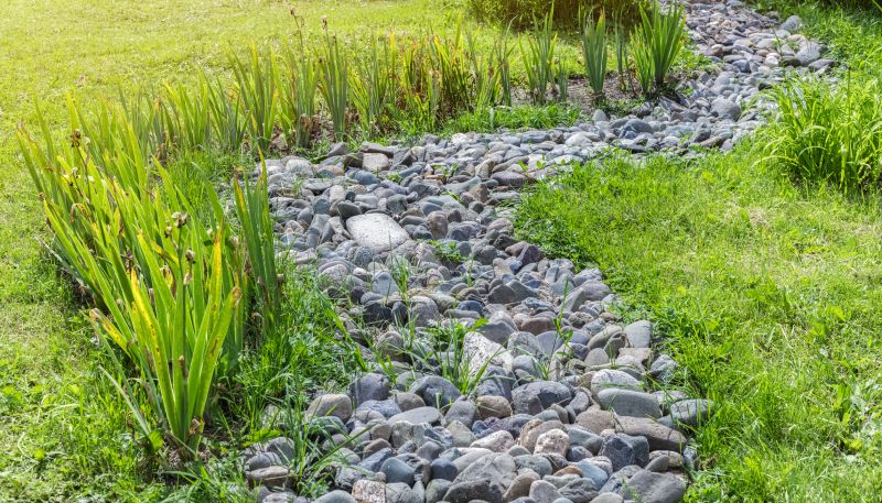 River Stone Installation